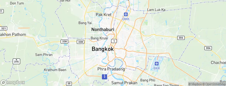 Phaya Thai, Thailand Map