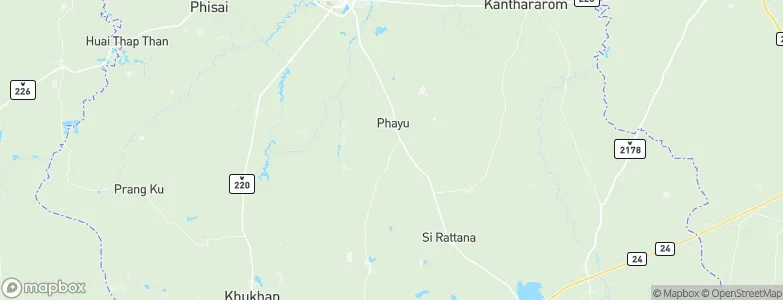Phayu, Thailand Map