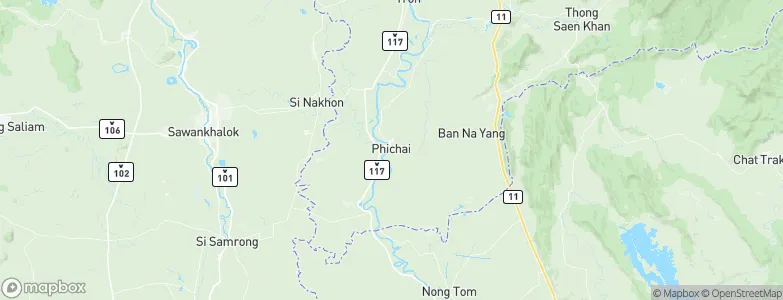 Phichai, Thailand Map