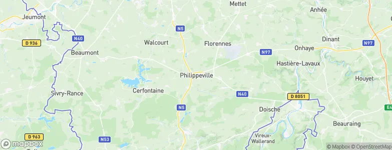 Philippeville, Belgium Map