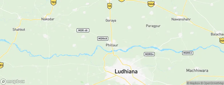 Phillaur, India Map