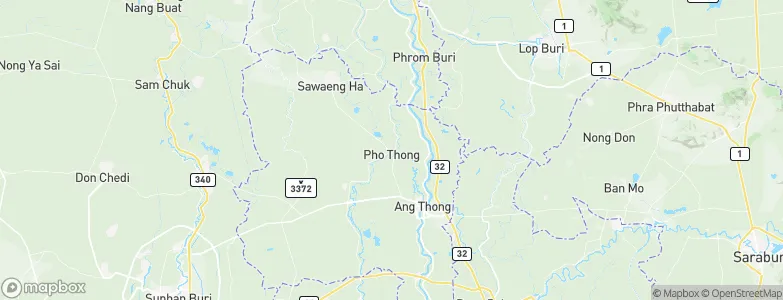 Pho Thong, Thailand Map