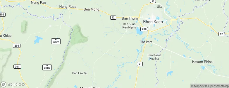 Phra Yuen, Thailand Map