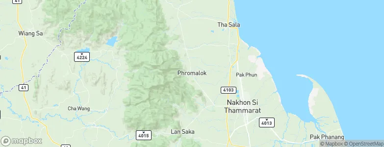 Phrom Khiri, Thailand Map