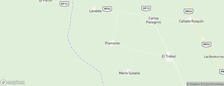 Piamonte, Argentina Map