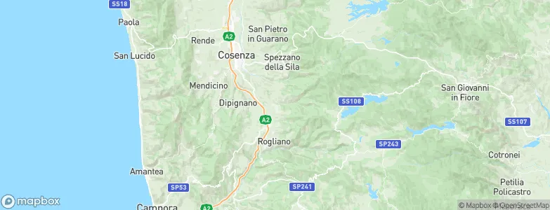 Piane Crati, Italy Map