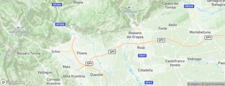 Pianezze, Italy Map