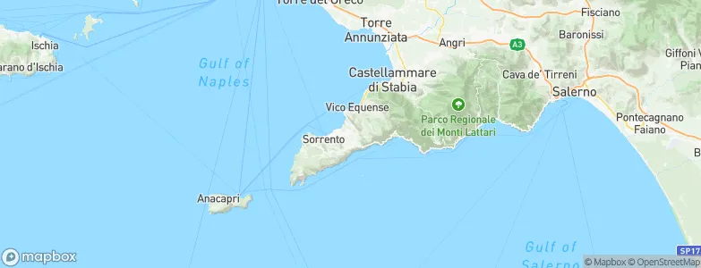 Piano di Sorrento, Italy Map