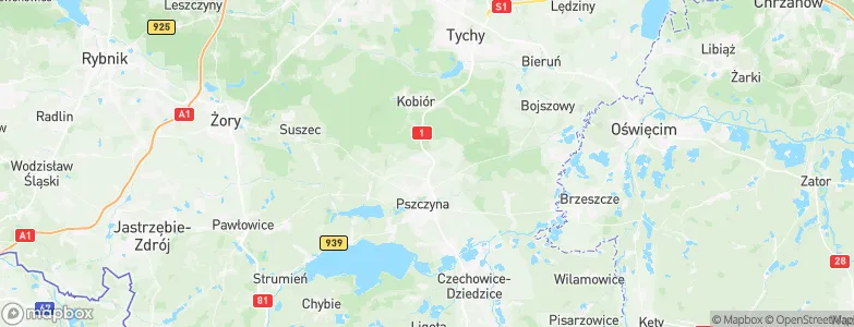 Piasek, Poland Map