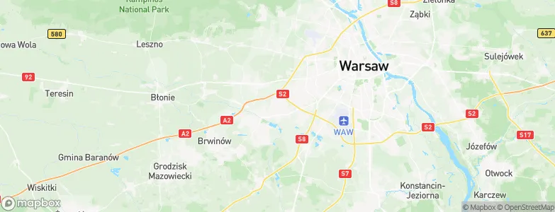 Piastów, Poland Map