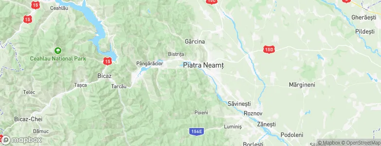 Piatra Neamţ, Romania Map