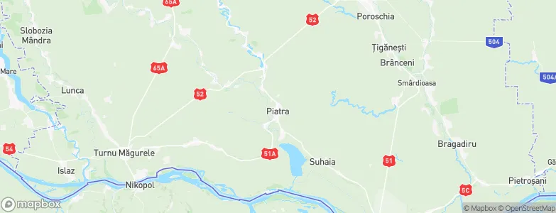 Piatra, Romania Map