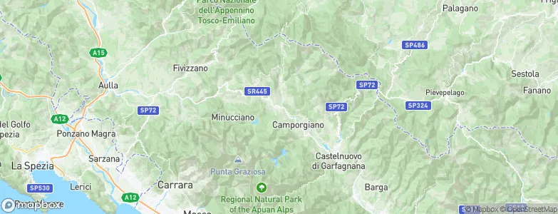 Piazza al Serchio, Italy Map