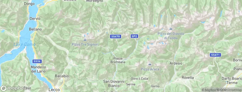 Piazzatorre, Italy Map