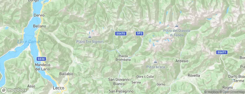Piazzolo, Italy Map