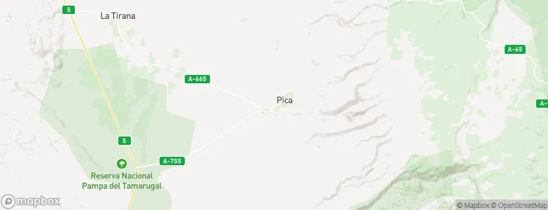 Pica, Chile Map