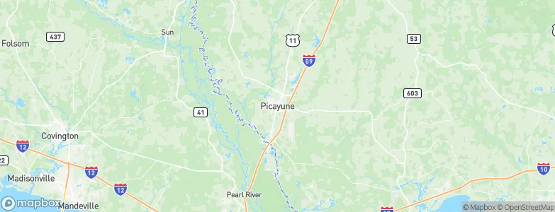 Picayune, United States Map
