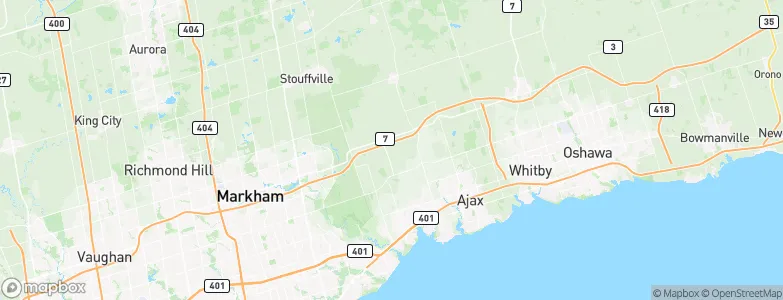 Pickering, Canada Map