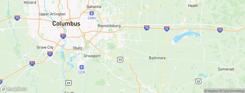 Pickerington, United States Map