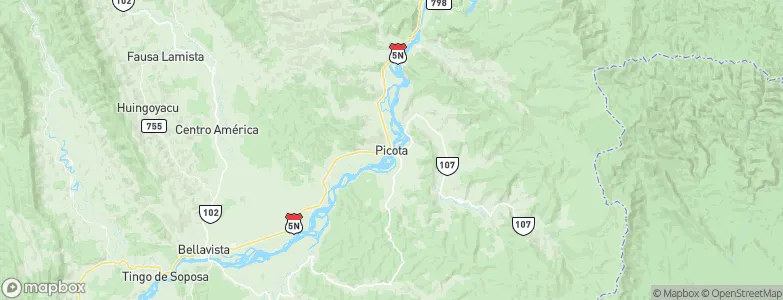 Picota, Peru Map