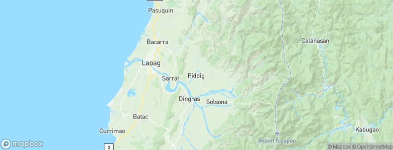 Piddig, Philippines Map