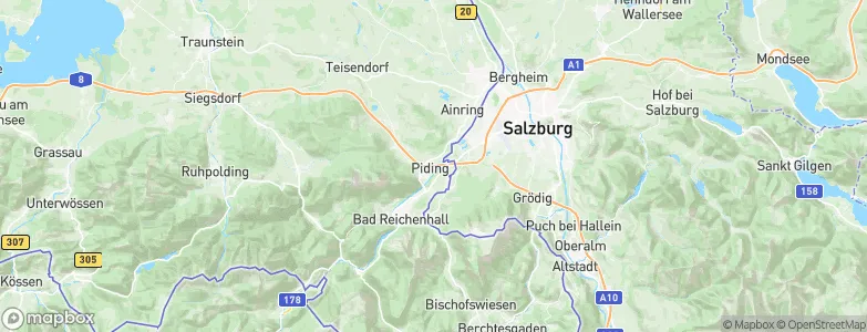 Piding, Germany Map