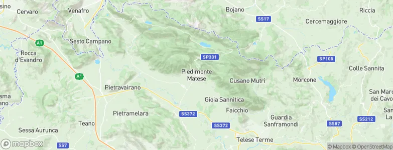 Piedimonte Matese, Italy Map