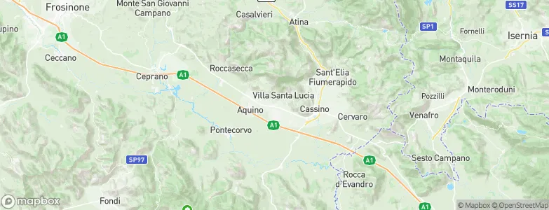 Piedimonte San Germano, Italy Map