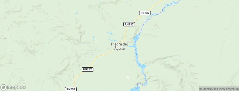 Piedra del Águila, Argentina Map