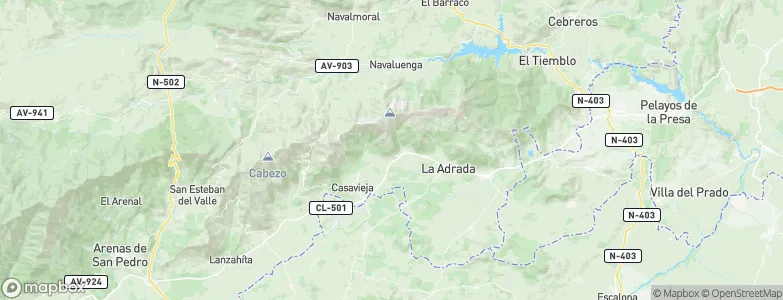 Piedralaves, Spain Map