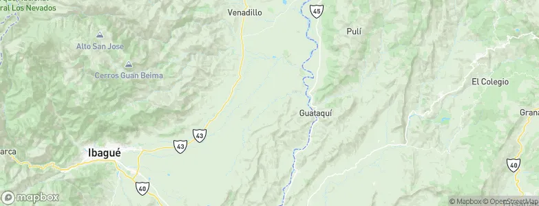 Piedras, Colombia Map