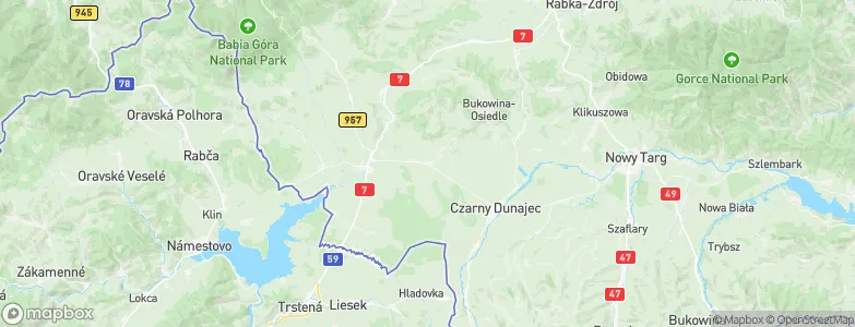 Piekielnik, Poland Map