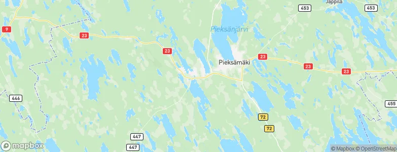 Pieksamaen Maalaiskunta, Finland Map