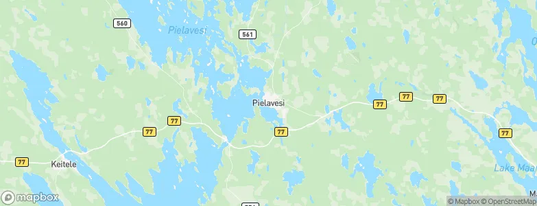 Pielavesi, Finland Map