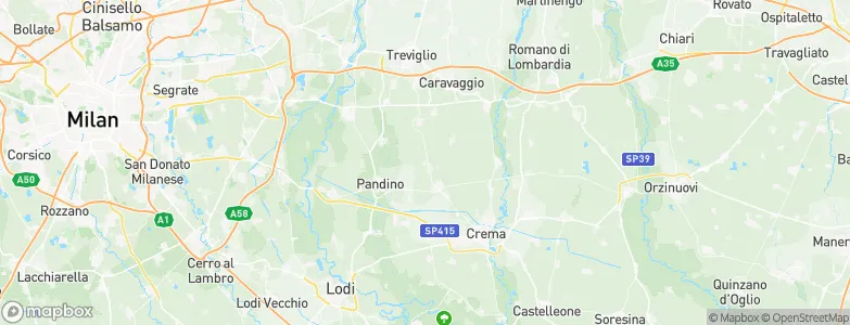 Pieranica, Italy Map