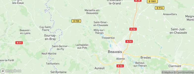 Pierrefitte-en-Beauvaisis, France Map