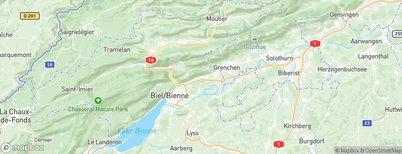 Pieterlen, Switzerland Map