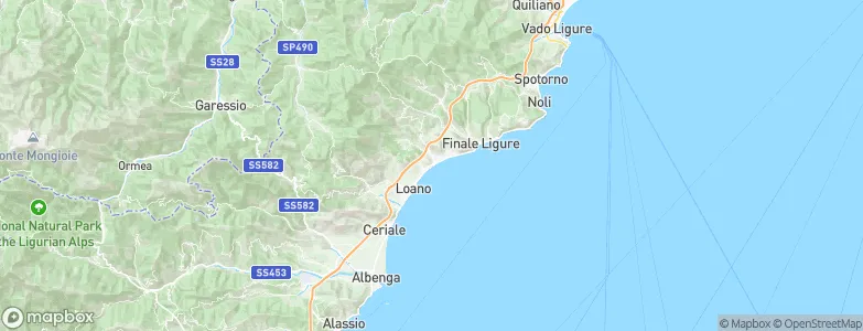 Pietra Ligure, Italy Map