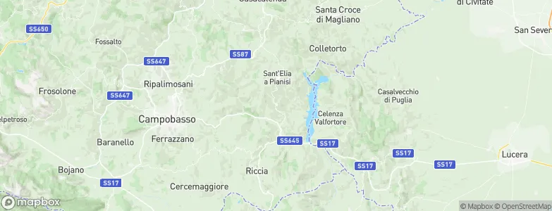Pietracatella, Italy Map