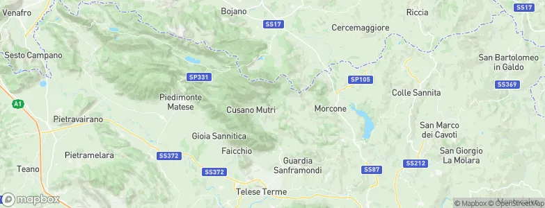 Pietraroja, Italy Map