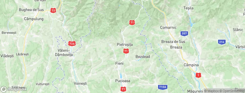 Pietroşiţa, Romania Map