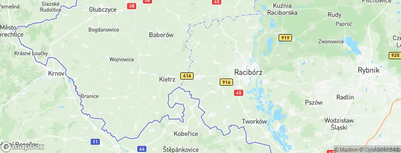 Pietrowice Wielkie, Poland Map