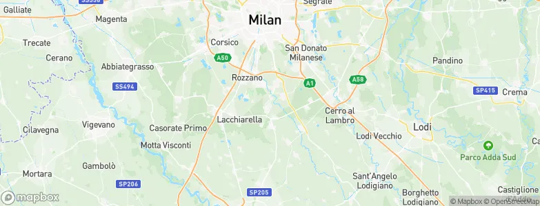 Pieve Emanuele, Italy Map