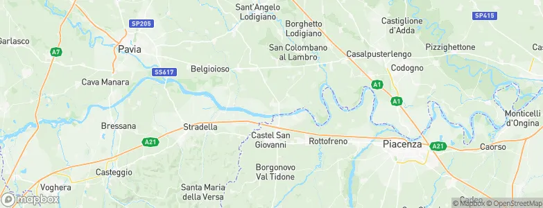 Pieve Porto Morone, Italy Map