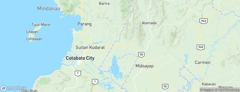 Pigcawayan, Philippines Map