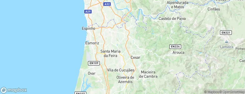 Pigeiros, Portugal Map