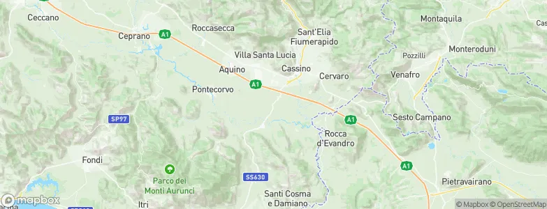 Pignataro Interamna, Italy Map