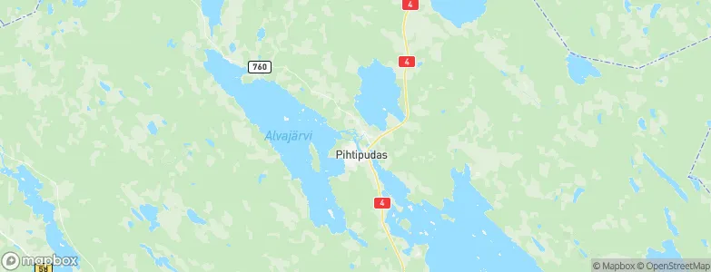 Pihtipudas, Finland Map