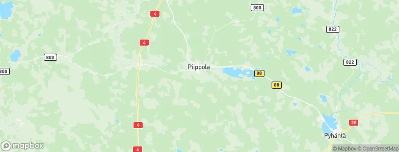 Piippola, Finland Map