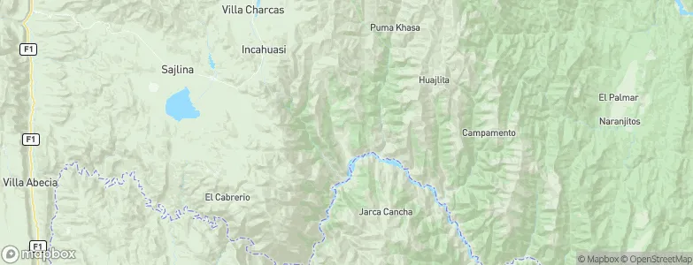 Pilaya, Bolivia Map